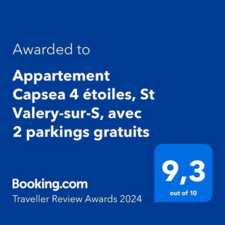 Capsea 4 Etoiles, St Valery-sur-s, Avec 2 Parkings Gratuits * Saint-Valery-sur-Somme